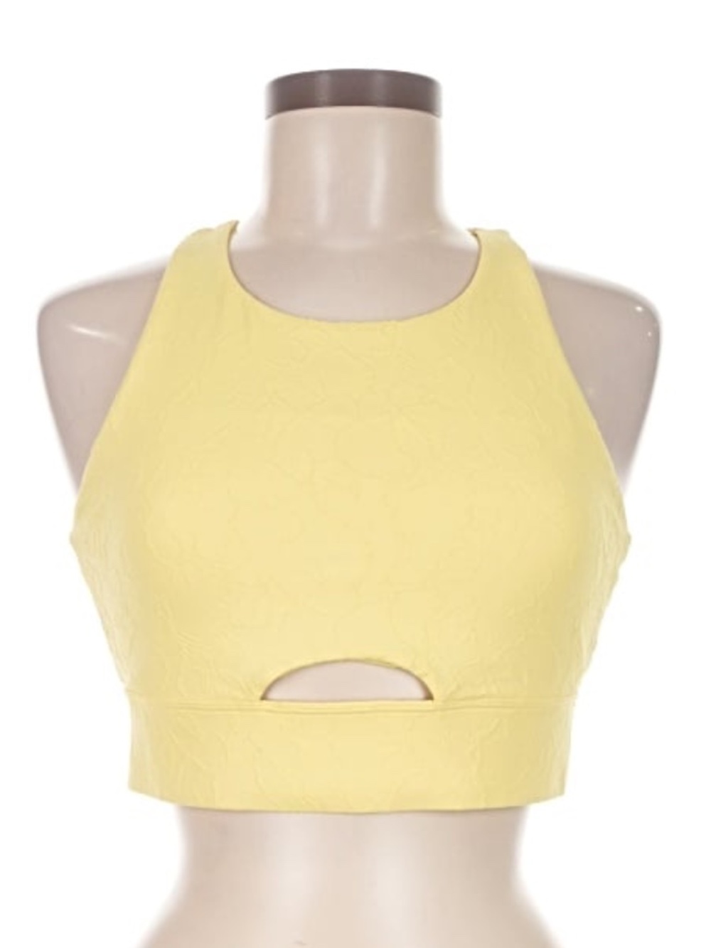 CALIA yellow longline sports bra